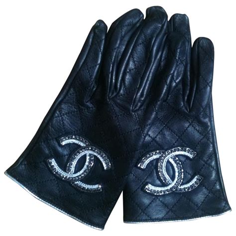 gants cuir femme chanel|Gants .